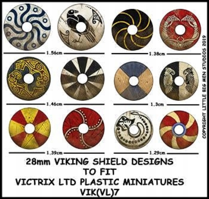 VICTRIX Viking Shield Designs VIK 7 / Arkusz kalkomanii