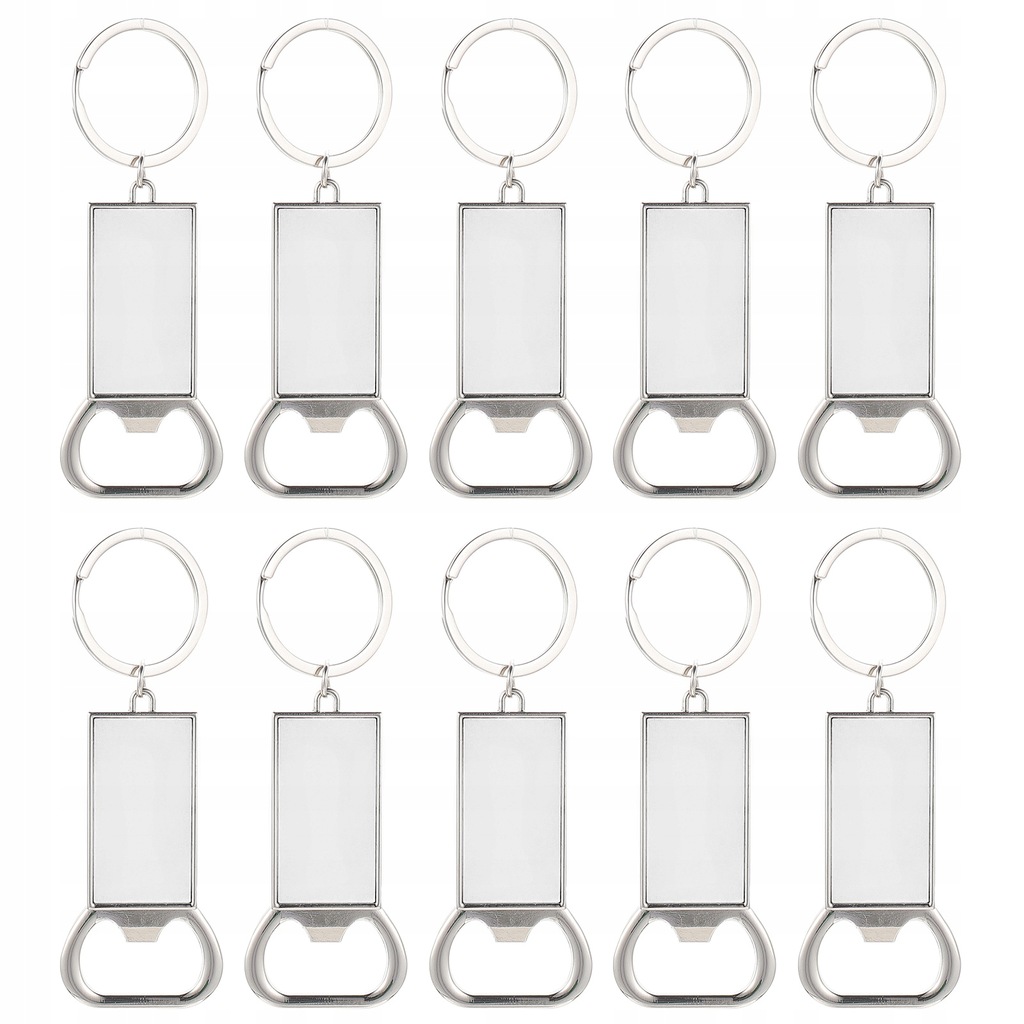 Keychain Bottle Opener Soda Can Cover Tin 10 Pcs