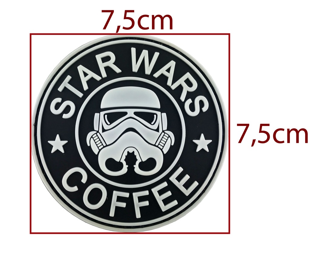 Купить Нашивка STAR WARS COFFEE Morale 3D ПВХ с белой подсветкой: отзывы, фото, характеристики в интерне-магазине Aredi.ru