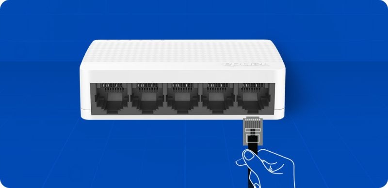 Купить Tenda S105 5-портовый Ethernet-коммутатор 100 Мбит/с: отзывы, фото, характеристики в интерне-магазине Aredi.ru