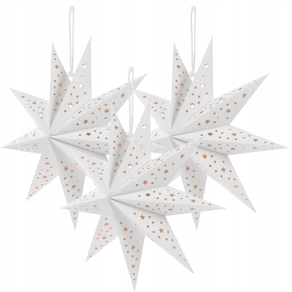 Nine Pointed Star Paper Lantern The Lid Decor