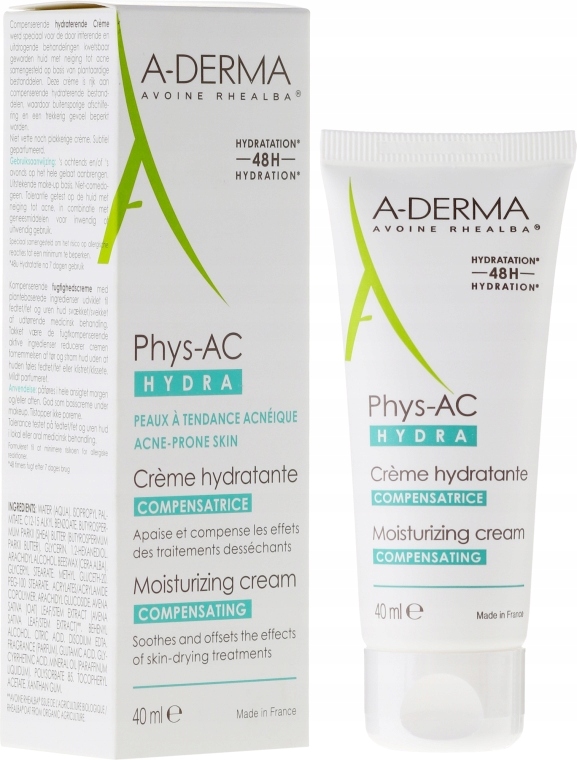 A-DERMA Phys-AC HYDRA krem nawilżający 40ml OKAZJA