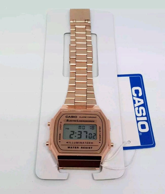 CASIO Zegarek Retro Złoty