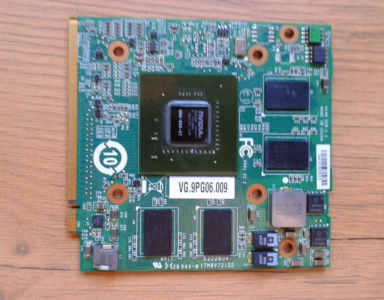 Nvidia 9600mGT z laptopa Acer 7730G