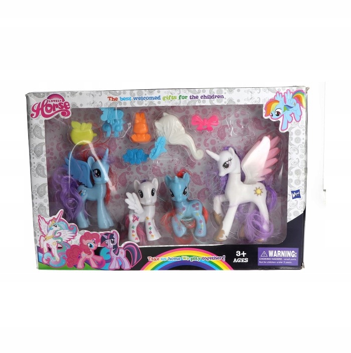 My Little Pony Super Kucyki 4 Postacie 8 12cm 7782963496 Oficjalne Archiwum Allegro