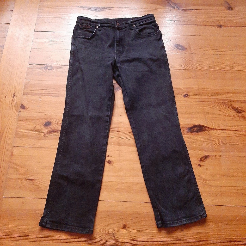 Spodnie jeans Wrangler Texas czarne rozm 32/30