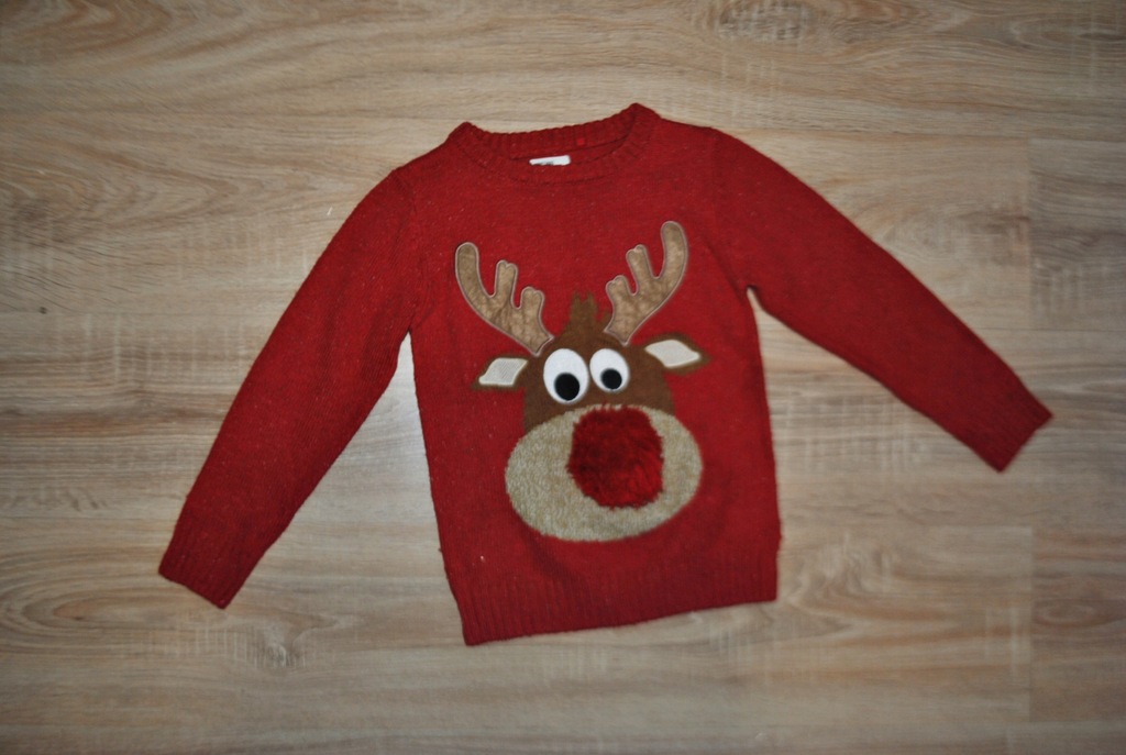 NEXT świąteczny sweterek RENIFEREK 2015 116