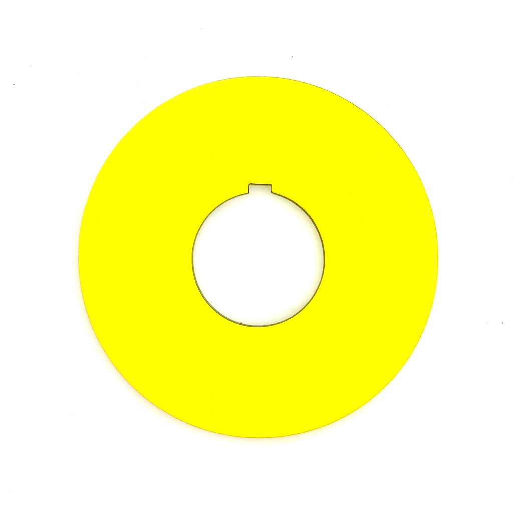 Tabliczka Żółta pod WYŁĄCZNIK BEZPIECZEŃSTWA 60mm