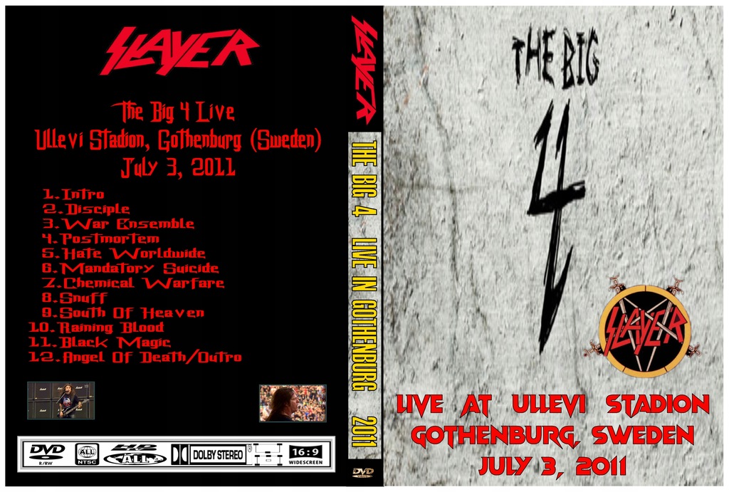 SLAYER ``Live In Gothenburg 2011`` (1 DVD)