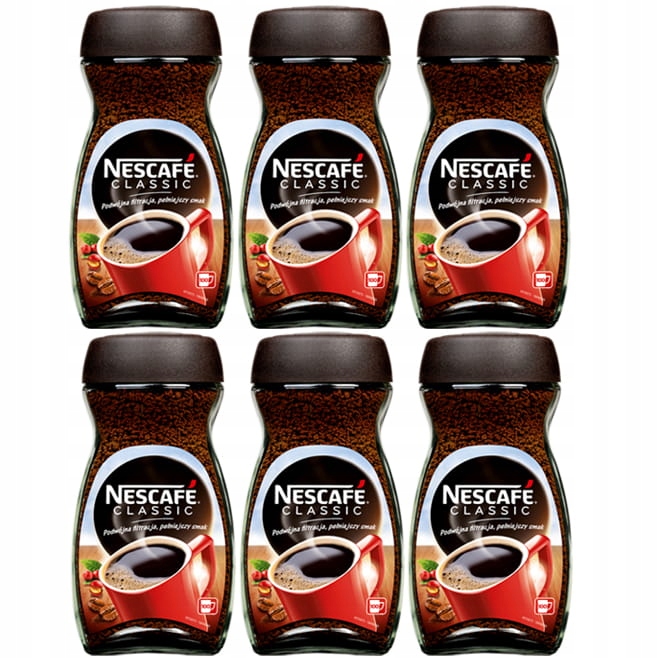 Kawa rozpuszczalna Nescafe Classic 6x 200g