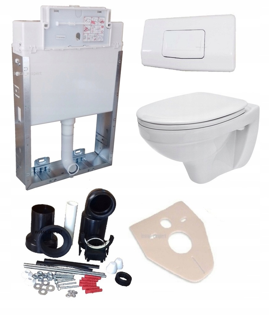 ZESTAW PODTYNKOWY WC MISKA CERSANIT MATA DESKA PP