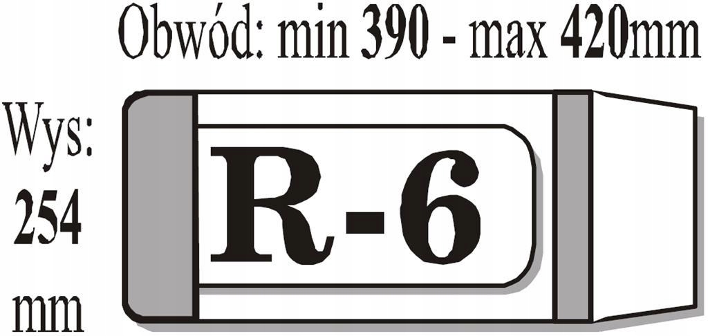 OKŁADKA KSIĄŻKOWA REGULOWANA R6 (50SZT) IKS, IKS