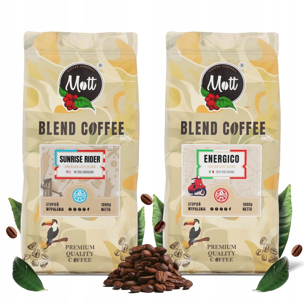 Kawa ziarnista zestaw 2 kg - Palarnia Mott Coffee
