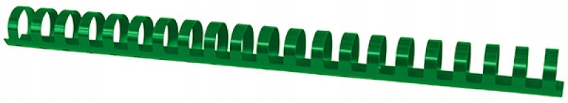 Grzbiety do bindowania A4 22mm 50szt zielone