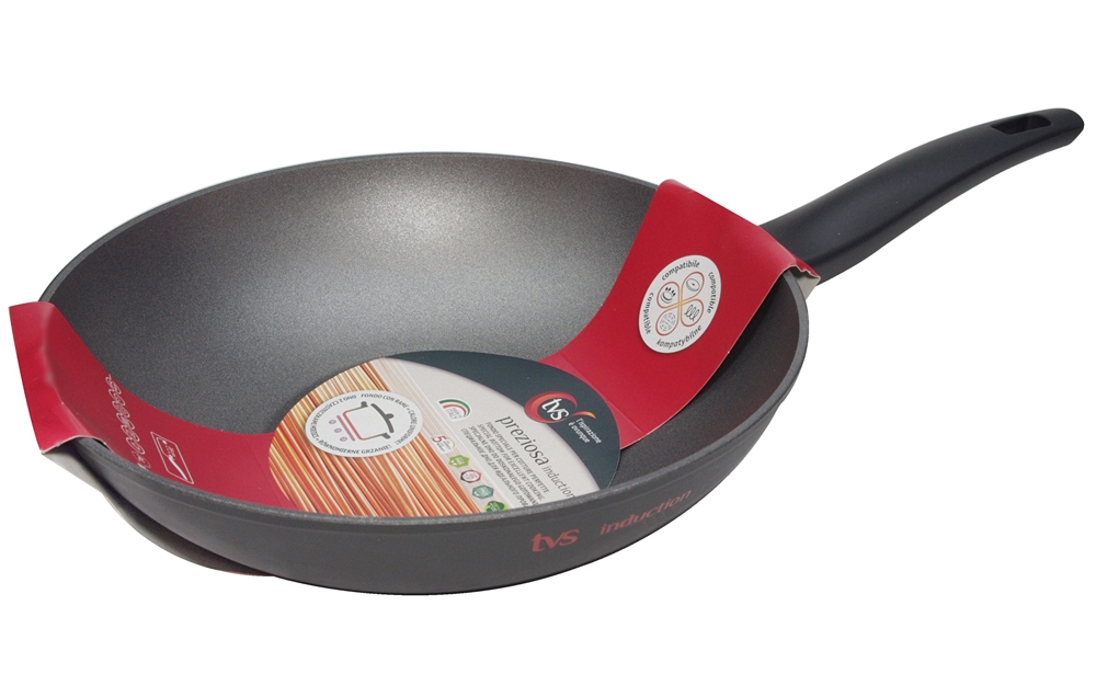 TVS Italy Patelnia Wok Preziosa 28cm indukcja