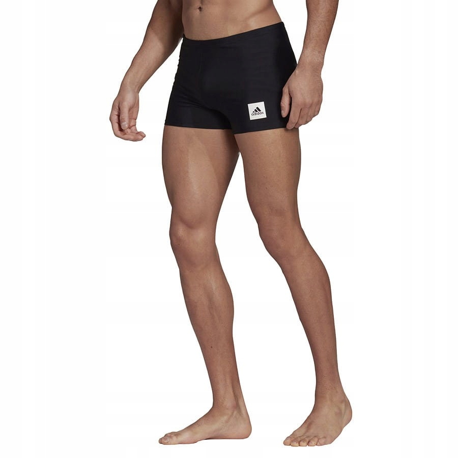 Kąpielówki adidas Solid Boxer HA0315 - CZARNY; M