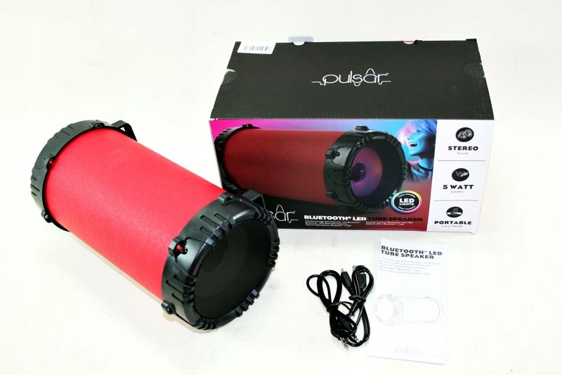 bluetooth led tube speaker pulsar