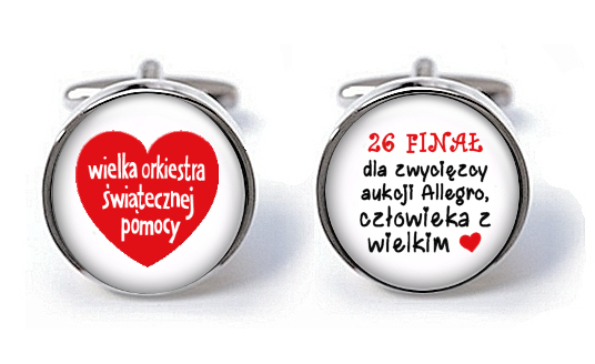 Spinki do mankietów, srebro 925 PERSONALIZACJA