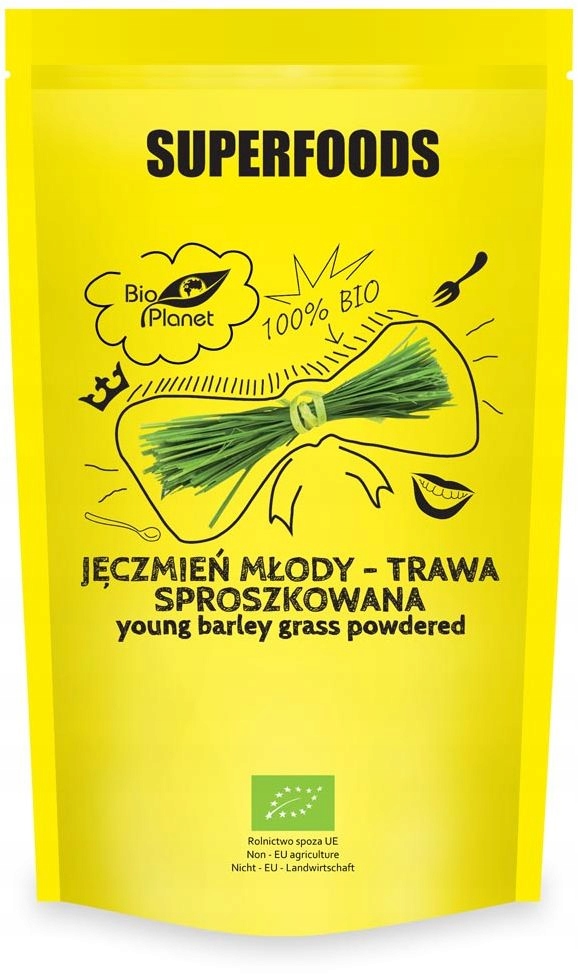 JĘCZMIEŃ MŁODY - TRAWA SPROSZKOWANA BIO 125 g