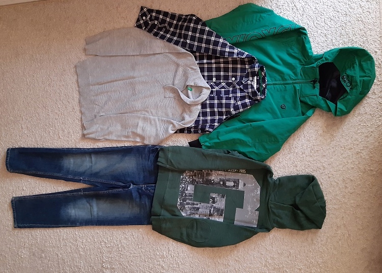 Paczka ubrań dla chłopca r. 140 Zara,Benetton,Zara