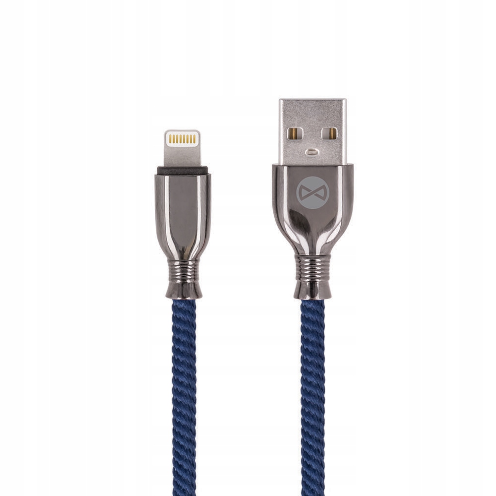 Forever kabel Tornado USB - Lightning 1,0 m 3A granatowy