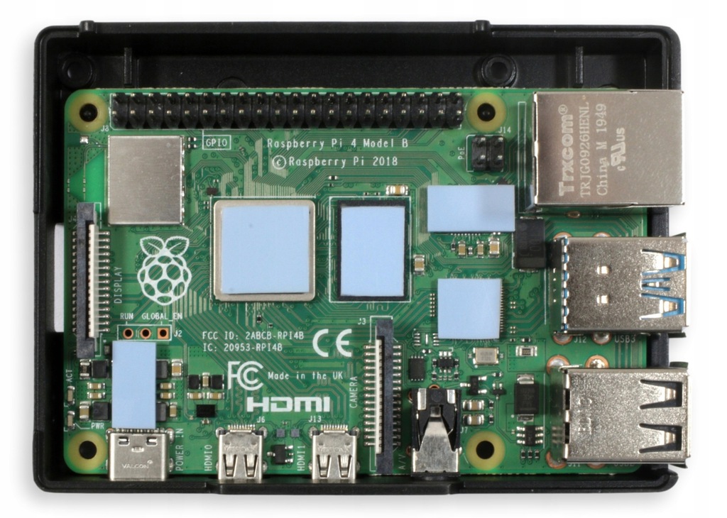 Купить Комплект Raspberry Pi 4B 2 ГБ, пассивный алюминиевый корпус. 16 ГБ: отзывы, фото, характеристики в интерне-магазине Aredi.ru