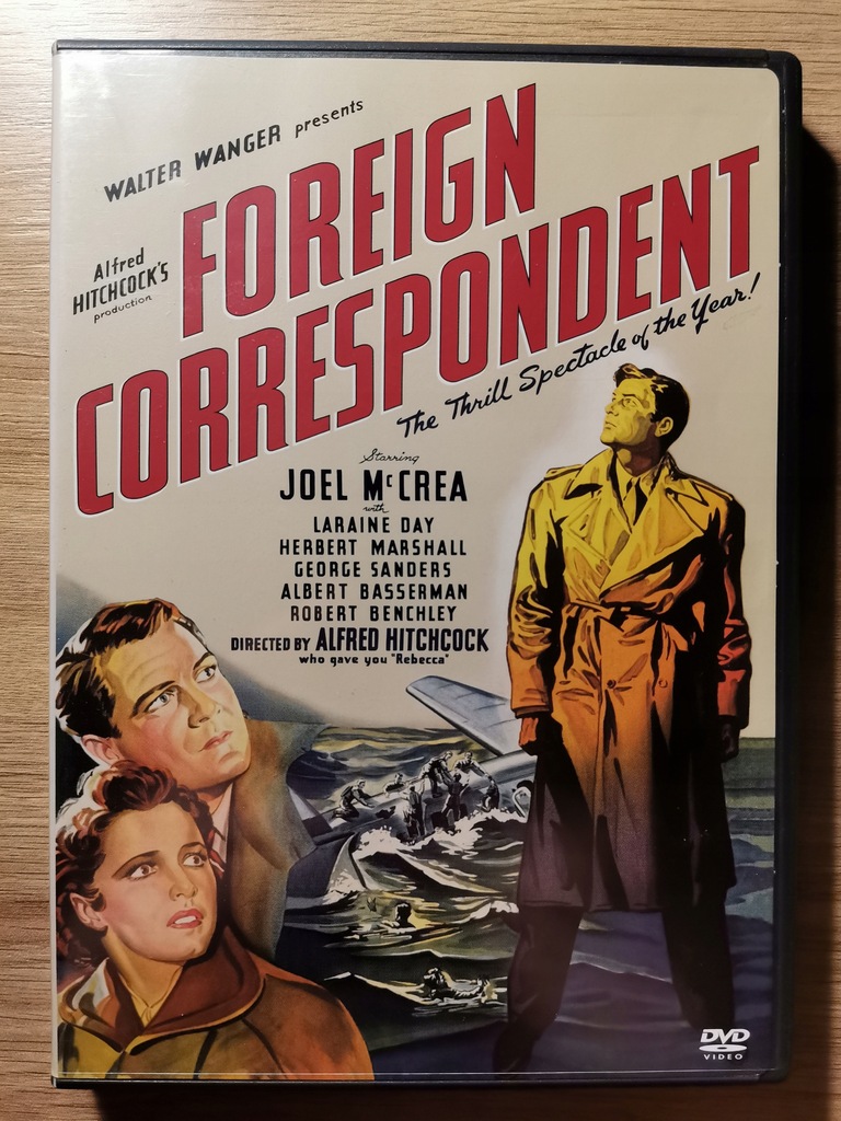 ZAGRANICZNY KORESPONDENT (1940) Joel McCrea | Alfred Hitchcock