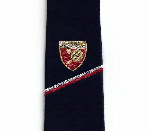 Krawat sędziego PZTS, emblemat i akcesoria
