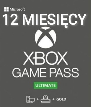Xbox Live Gold + Game Pass ULTIMATE 12 MIESIĘCY