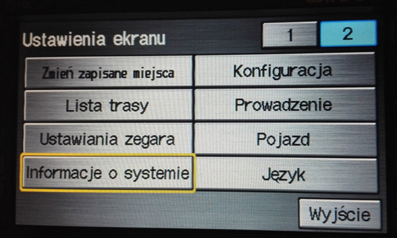 Polskie Menu Lektor Mapa Honda CRV Accord Civic