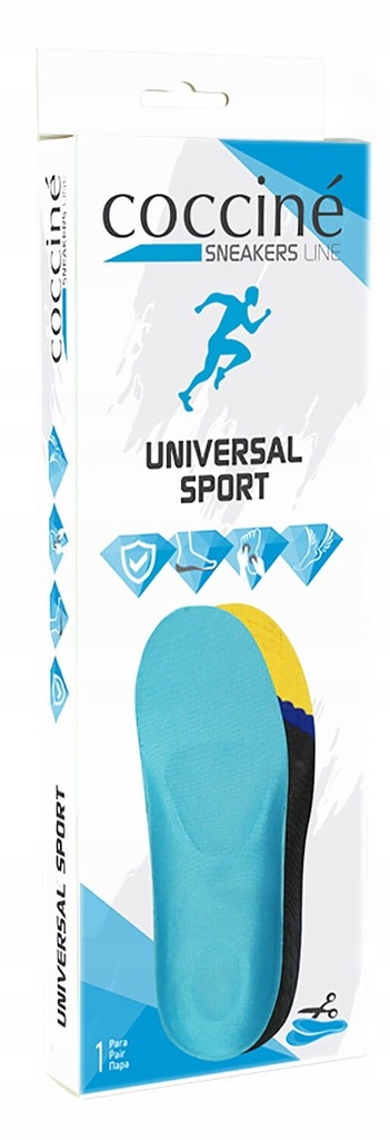 Wkładki sportowe- Universal Sport Coccine 40-43