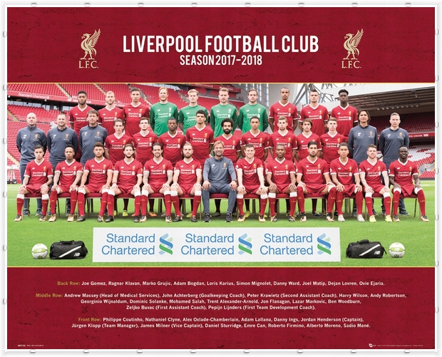 Купить Плакат Liverpool Squad 17/18 для болельщика 50х40 см: отзывы, фото, характеристики в интерне-магазине Aredi.ru