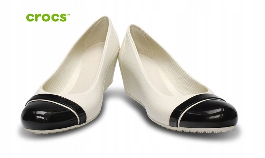 Crocs cap cheap toe wedge