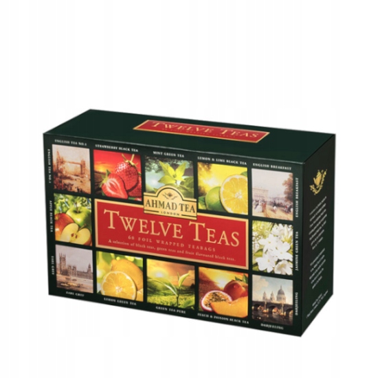 Ahmad - Twelve Teas - zestaw 12 smaków, 60 kopert