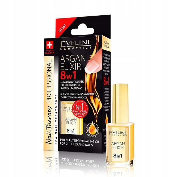 Eveline Cosmetics Nail Therapy Argan Elixir 8w1