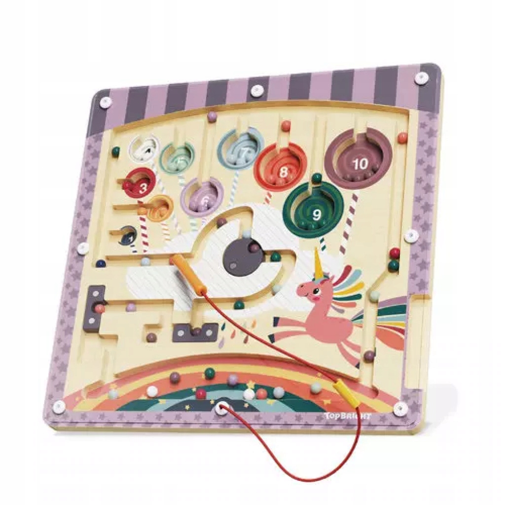 Fantastyczny jednorożec labirynt magnetyczny 36 mies.+ TOPBRIGHT Top gra