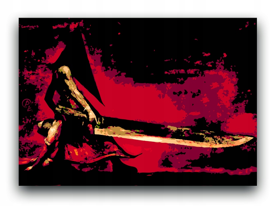 Silent Hill - OBRAZ 80x60 - canvas - Pyramid Head