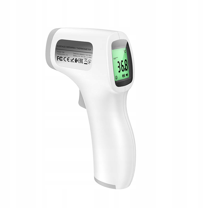 Hoco infrared thermometer Bezdotykowy termometr na podczerwień (biały)