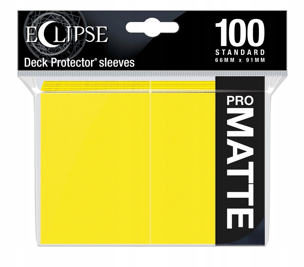 Ultra PRO - Eclipse Matte Sleeves - Lemon Yellow