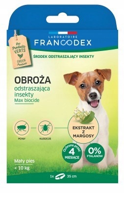 FRANCODEX Obroża dla małych psów do 10 kg odstrasz