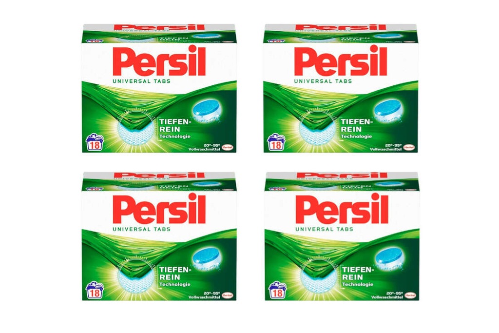 Persil, tabletki do prania 4x 18 sztuk