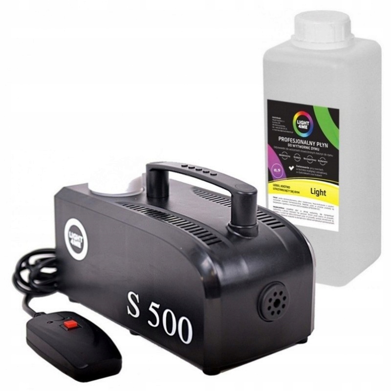 WYTWORNICA DYMU ZADYMIARKA S500 + PŁYN 1L GWAR. 2L