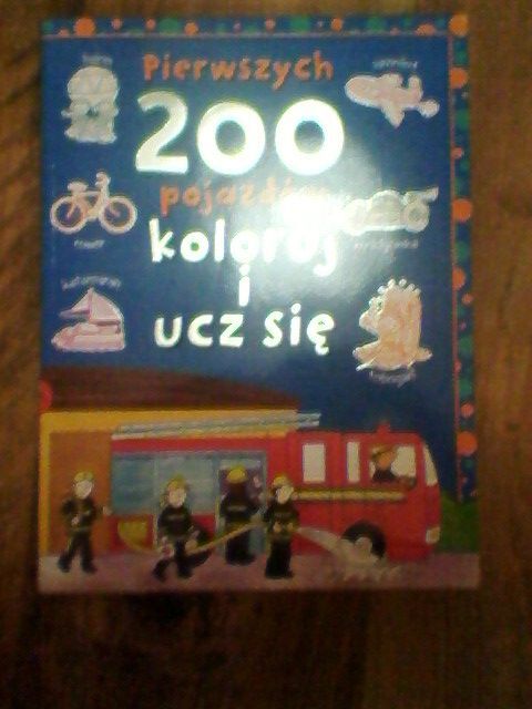 Pierwszych 200 pojazdów. Koloruj i ucz się