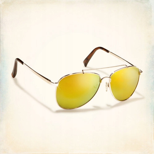 Okulary Classic Aviator Sunglasses Hollister