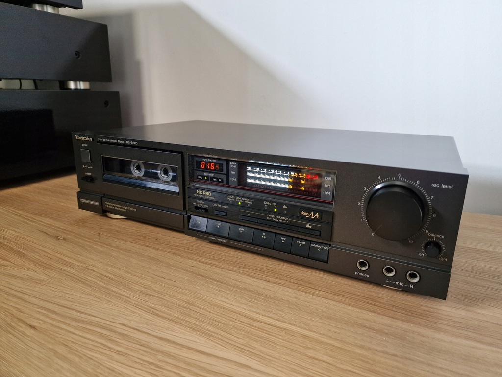 TECHNICS RS-B605 MAGNETOFON DECK JEDNOKASETOWY