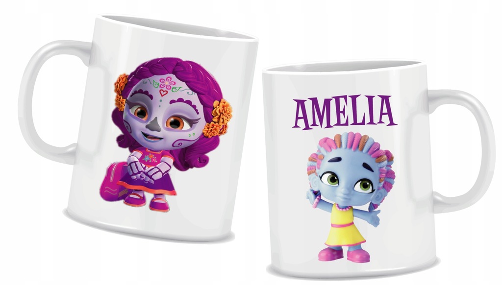 Kubek Dzieciaki Straszaki SUPER MONSTERS + IMIĘ