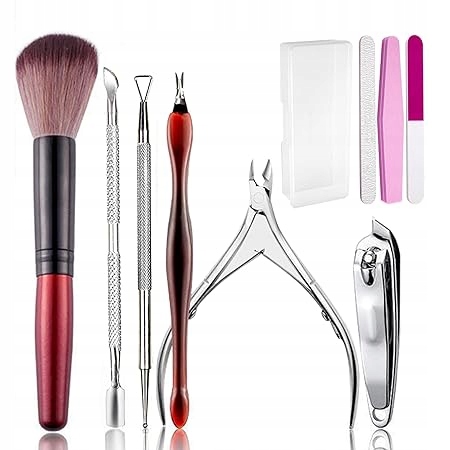 Zestaw do manicure i pedicure 10 szt