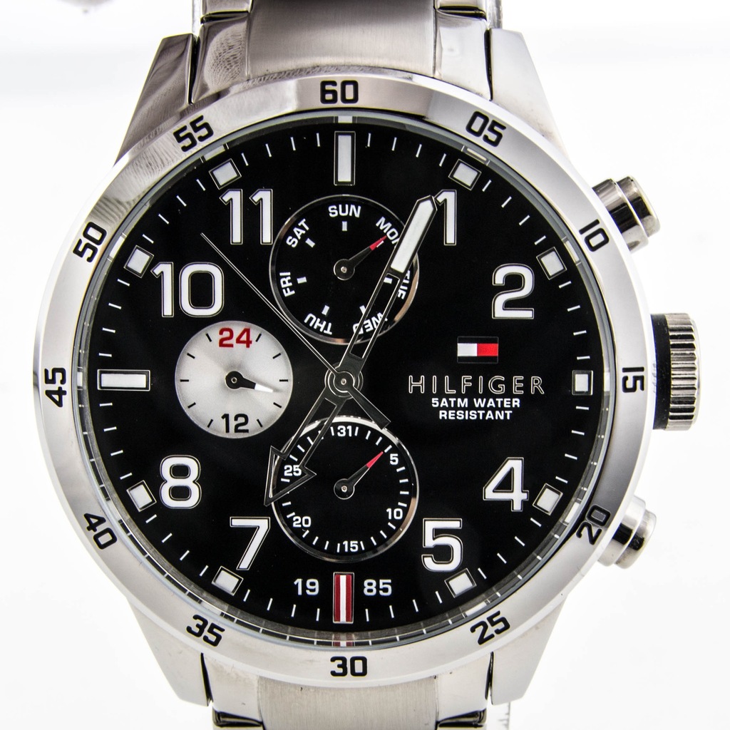 tommy hilfiger men's 1791141 cool sport analog display quartz silver watch