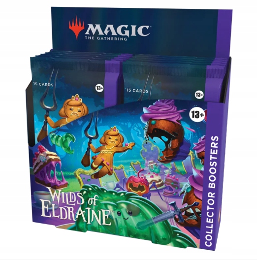 Magic the Gathering Wilds of Eldraine - Collector Booster Box: 12 Boosterów