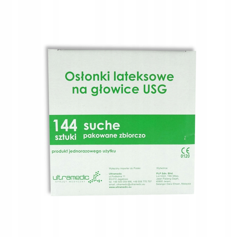 Osłonki na głowicę USG SUCHE 144szt.